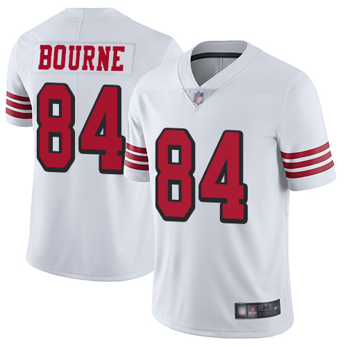 San Francisco 49ers Limited White Men Kendrick Bourne NFL Jersey #84 Rush Vapor Untouchable